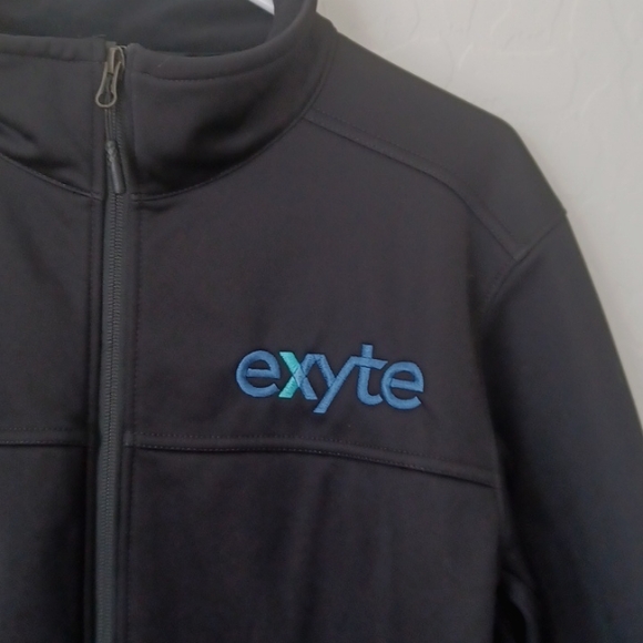 NEW The North Face Black Full Zip Soft Shell Jacket Mens Size Medium - Picture 2 of 7